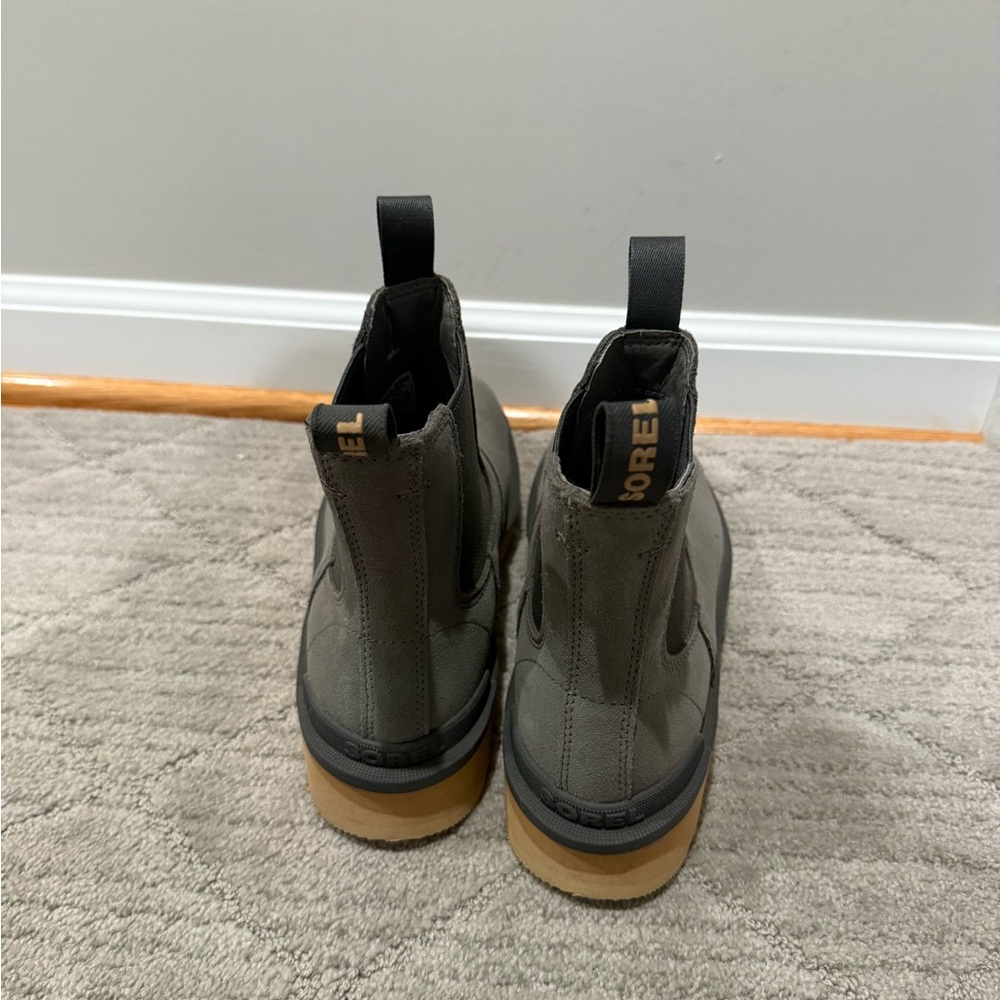 Sorel Hi-Line Chelsea Boots Gray, Charcoal, Quarry sz 9.5 - Picture 3 of 9